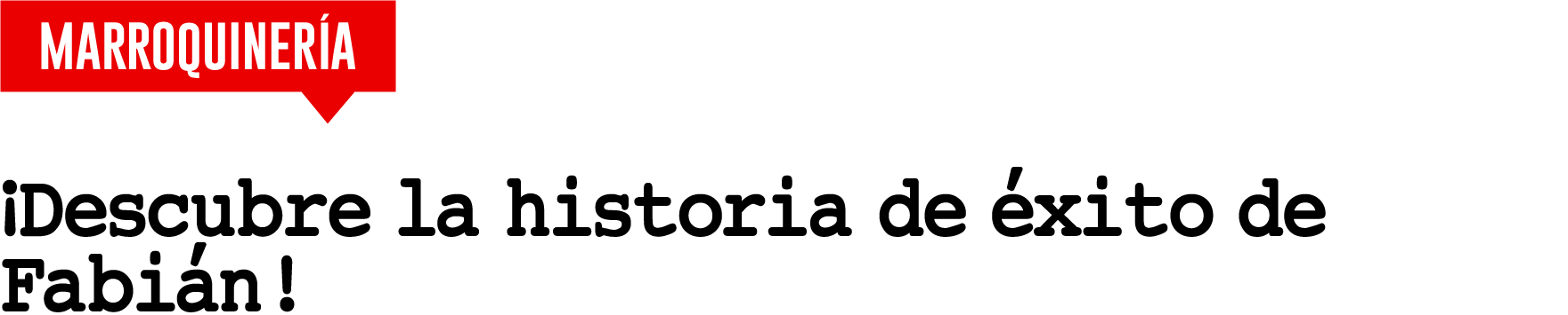 titulo marroquineria